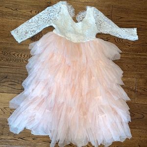 Flower girl/formal toddler girl dress (3T)